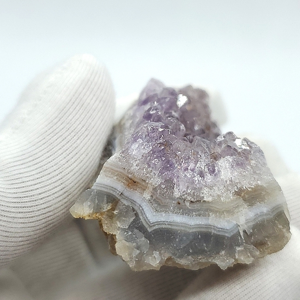 Amethyst Clusters Two Beautiful Pieces Dark & Light Colors #33 - Picture 9 of 16